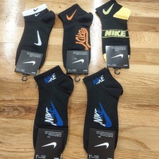 NWT Nike Ankle Socks Mens Size 7-10 Multcolor 5Pack Dri-Fit Maximum Coushioning