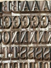 18 pt Modern Roman Condensed (Mono) Letterpress Type for printing