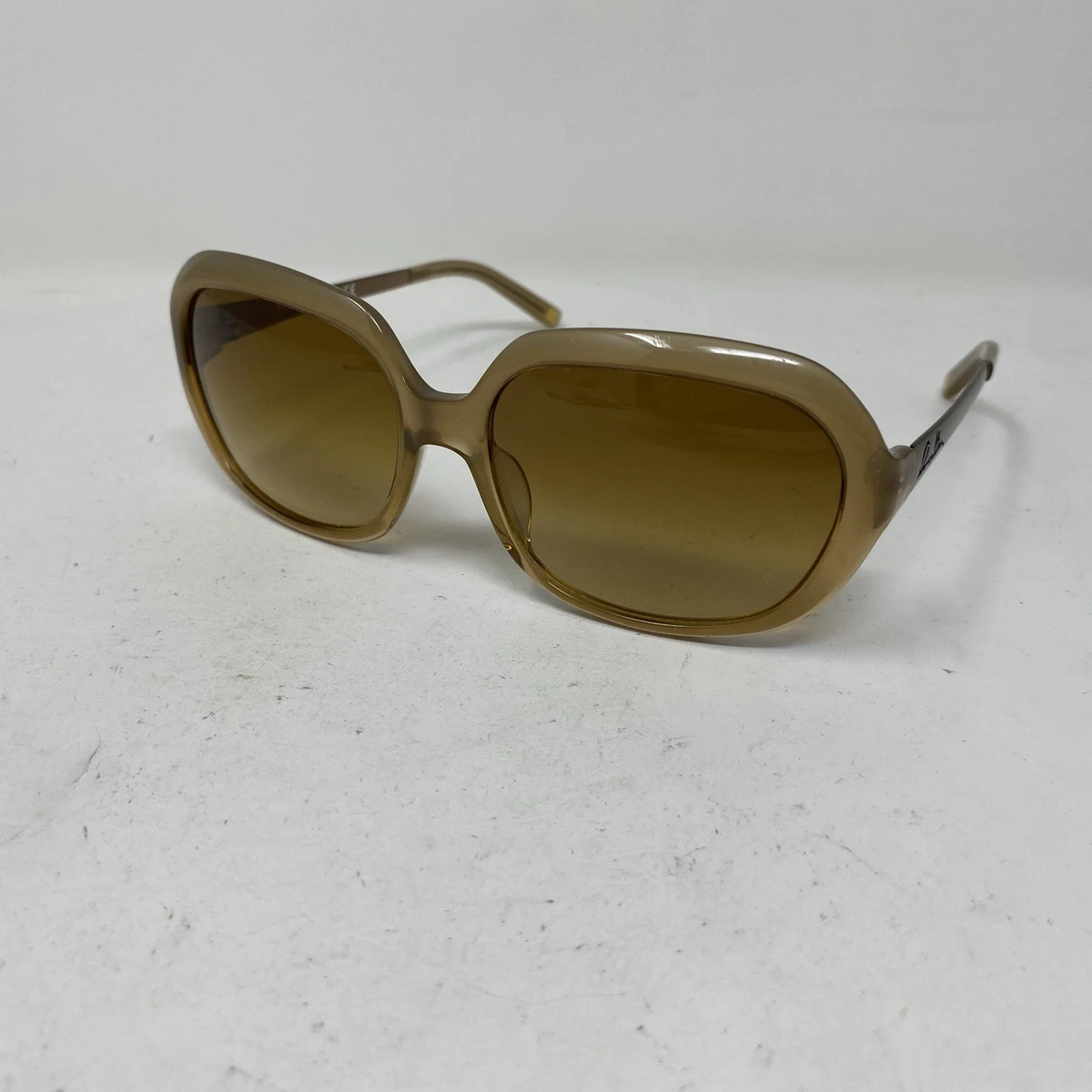 Vintage Anne Klein Brown Tortoiseshell big Sunglasses gradient lenses Anne Klein Women main image 4