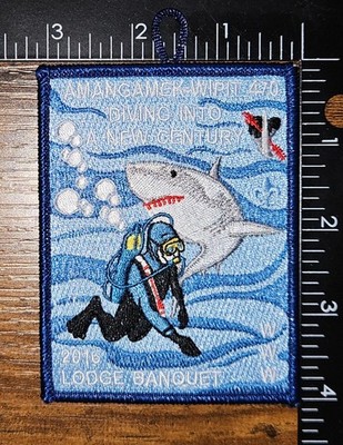 Amangamek Wipit Lodge 470 2016 Lodge Banquet BSA NCAC OA WWW Patch