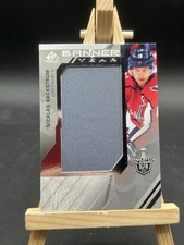 NICKLAS BACKSTROM 2021-22 SP Game Used BANNER YEAR Jumbo Stanley Cup Patch 