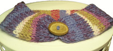 2025 Women's Knit Headband Crochet Colorful Button-Accent New Handmade Item 322