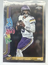 2025 Topps Chrome Football - J.J. McCarthy #FS-18 Future Stars