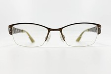 Brendel Eschenbach 902087 40 Green Purple Half Rim Eyeglasses Frames 51-18 135