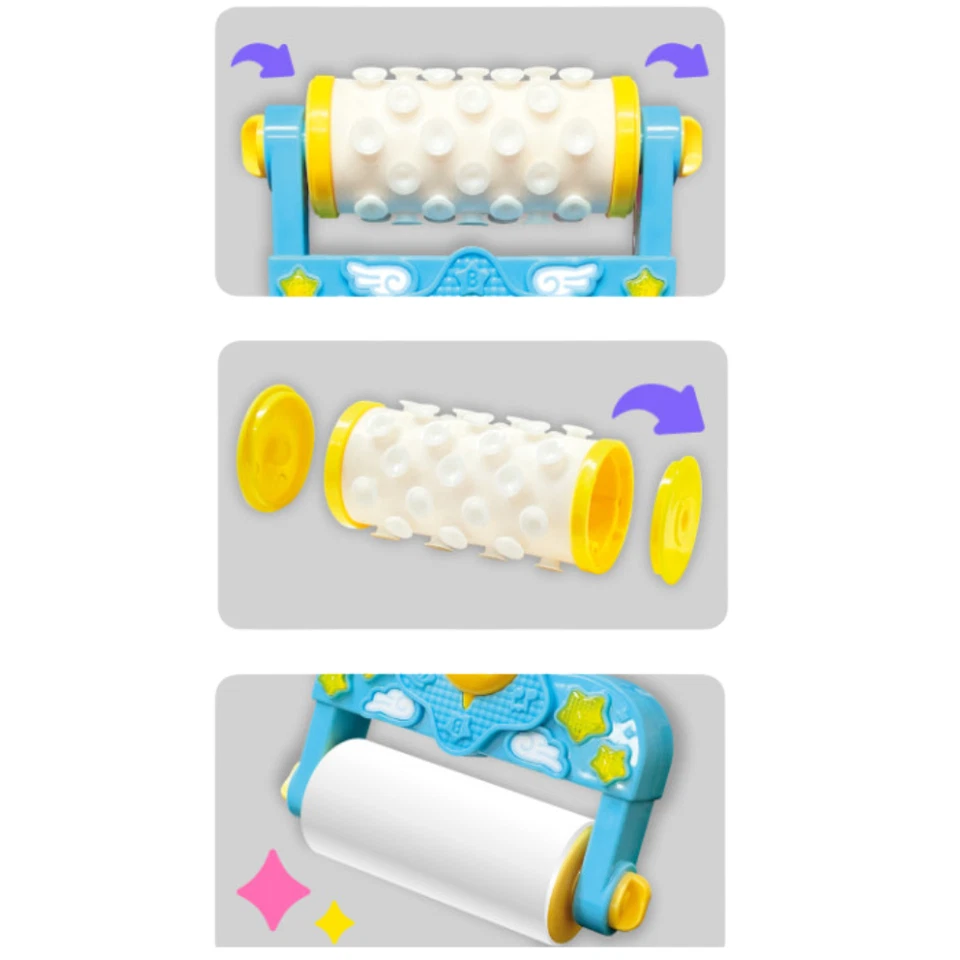 Pinkfong Baby Shark Play Cleaning Roller Musical Toy w/ LED Lights for Toddler - Image 4 of 4