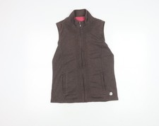 Womens UK Size 10 DASH Brown Gilet