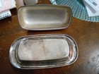 Vintage Silver Butter Dish And Gravy/Sauce Boat — photo 4