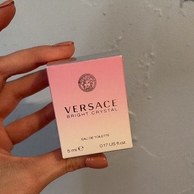 Versace Bright Crystal Eau de Toilette Miniature Perfume 5 ml / 0.17 US fl oz