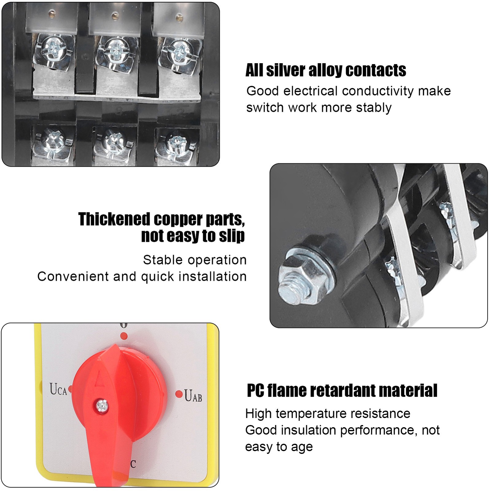 BERM Universal Changeover Switch 2 Position Cam Selector Industrial Contr