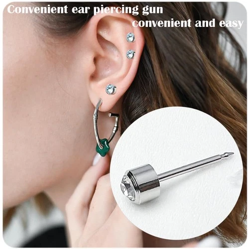 6 Pack Ear Piercing Kit, Disposable Gun, Self Gun,... image 3