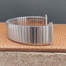 18mm 19mm 20mm JB Champion Brushed Stainless Steel Unused 70s Vintage Watch Band