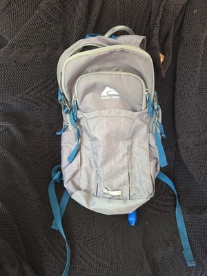 Ozark Trail Backpack Gray Outdoor Hiking Pack w/ 14L Hydration Reservoir Camping