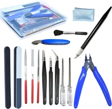 Gundam Model Tool Kit, 28Pcs Hobby Building Tool Set, Modeler Basic Tools Craft