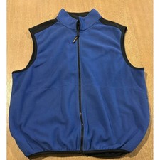 REI Fleece Vest Unisex XL Blue Zip Up Outdoor Hiking Camping Gorpcore EUC