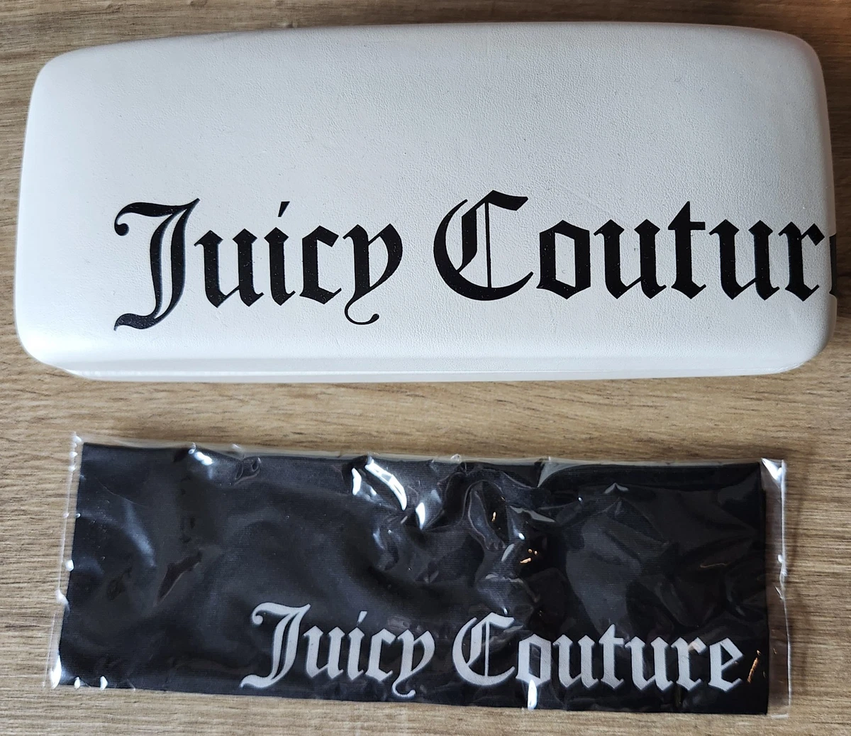 Juicy Couture Black Clamshell (Sun)glasses Case w/ Cloth Juicy Couture Black Label Sunglasses Case, Hard Clam Shell  main image 2