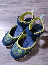 Lands End Water Shoes Big Girls Size 2 Blue Floral Mary Jane Shoes Kids