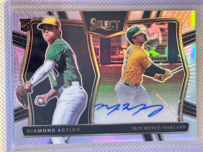 2025 Select  Max Muncy RCDIAMOND CHROME PRIZM REFRACTOR AUTO AUTOGRAPH