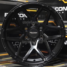 17x9 6x139.7 6x5.5 -25 Offset Falcon T9 Matte Black 12 Spokes Truck Wheels Set 4 17x9 6x139.7 6x5.5 -25 Offset Falcon T9 Matte Black 12 Spokes Truck Wheels Set 4
