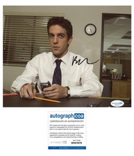 B.J. Novak "The Office" AUTOGRAPH Signed 'Ryan Howard' 8x10 Photo J ACOA