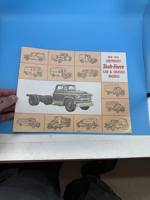 1956 Chevrolet Task-Force Cab & Chassis Models Dealer Brochure