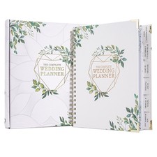 188 Pages Wedding Planner Organizer Book with Pockets Sticker Gift Box Hardcover