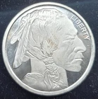 1 Troy oz Indian Buffalo .999 Fine Silver Round SilverTowne Mint (#361)