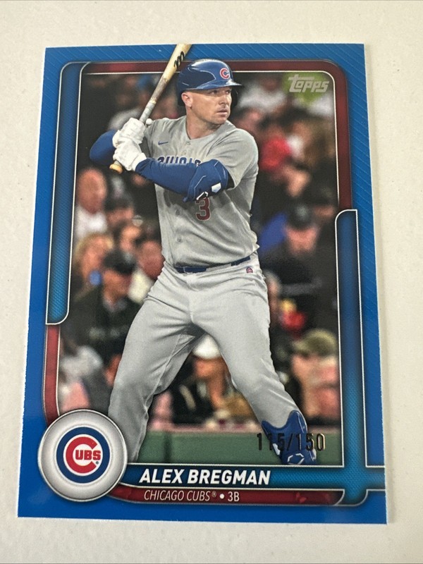 Alex Bergman 2026 Topps Flagship Exclusive Blue /150 #71 