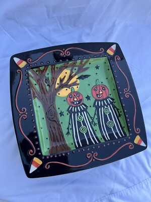 Bloom for Bethany Lowe Designs Halloween Platter Pumpkin Men