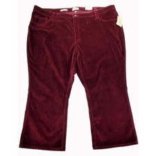 Universal Thread Women's Corduroy Pants Size 30 Maroon NWT