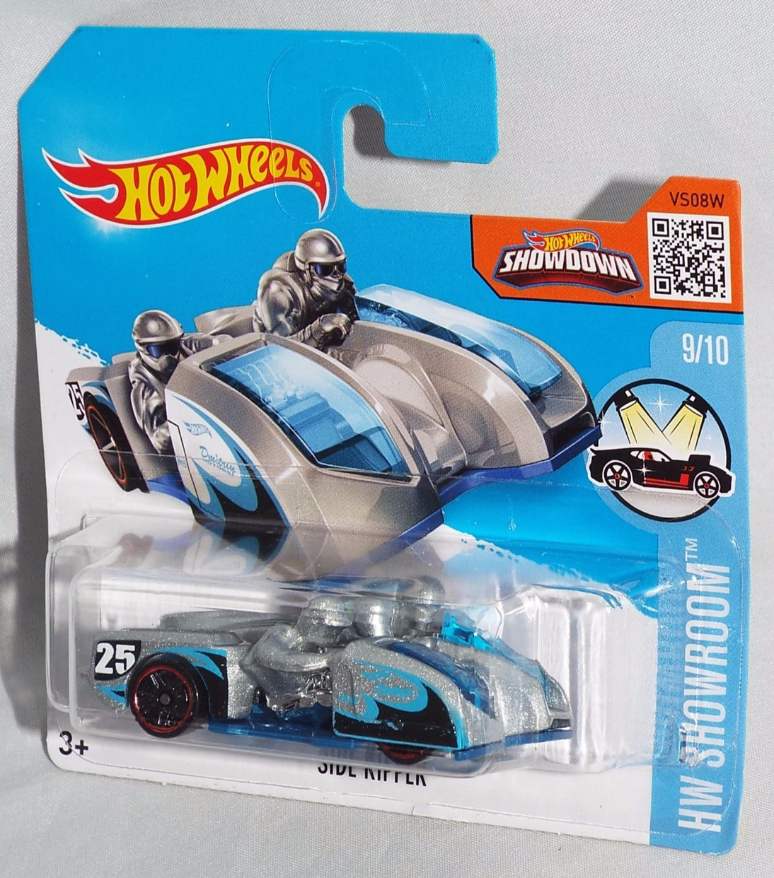Hot Wheels NEW For 2016 Showroom Series #119 Side Ripper Silver On Short Card