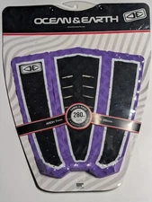 Ocean & Earth surfboard traction 11" tail pad tailpad 3 piece 25mm kick 7mm arch