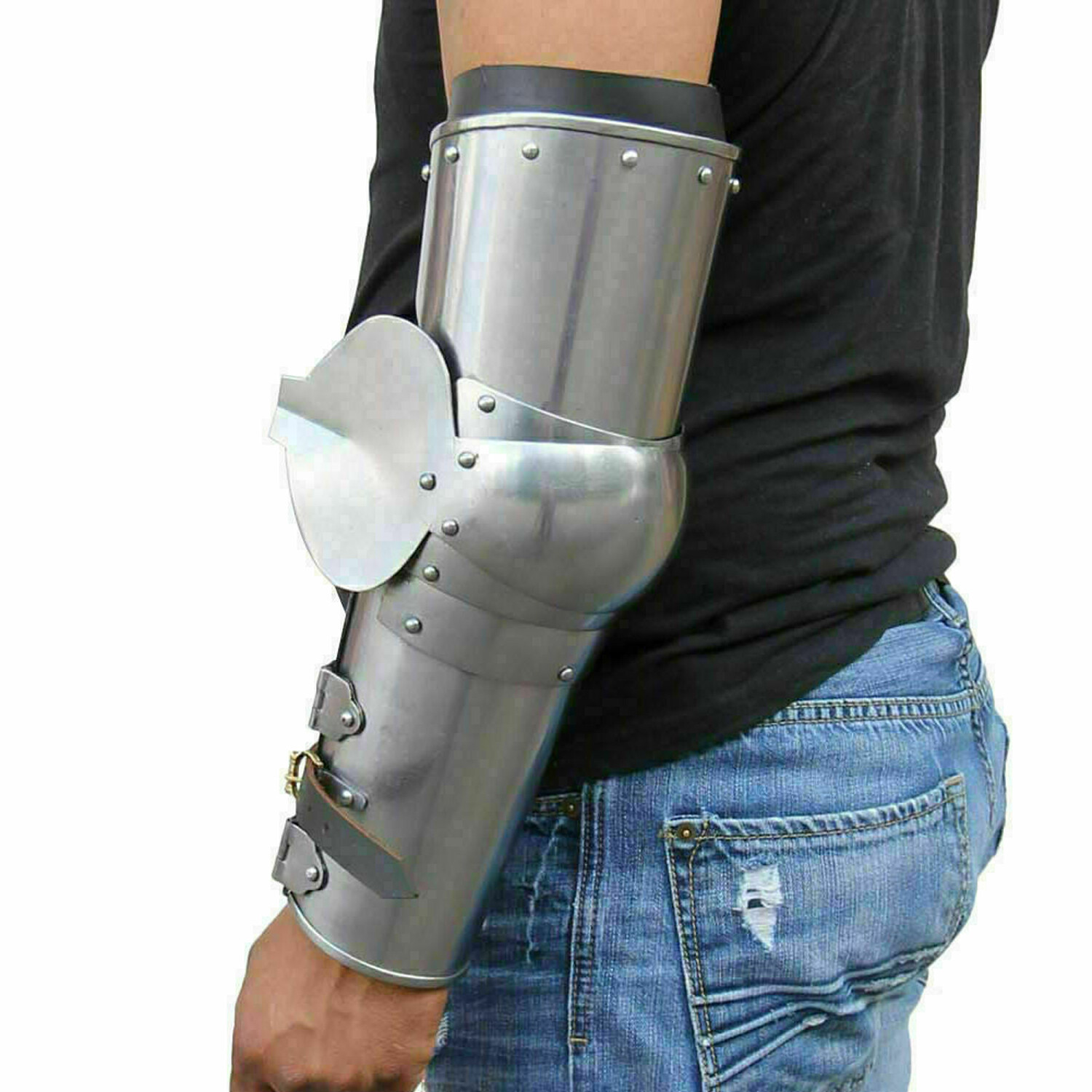 Medieval Arm Armor Late Calvary 18 ga Sca Wearable Warrior A