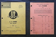 1961 J I CUSTODIA 400 700B 800B 730 740 830 840 830C 840C TRACTOR I&T SERVICE