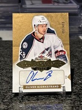 2016-17 UD Fleer Flair Showcase Hot Prospects Oliver Bjorkstrand RC Auto SP /499
