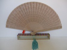 ELEGANTE VENTAGLIO SANDALO TRAFORATO ANNI '80