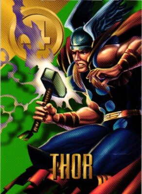 THOR #72 BASE 1996 Marvel Vision Embossed Collectible Card