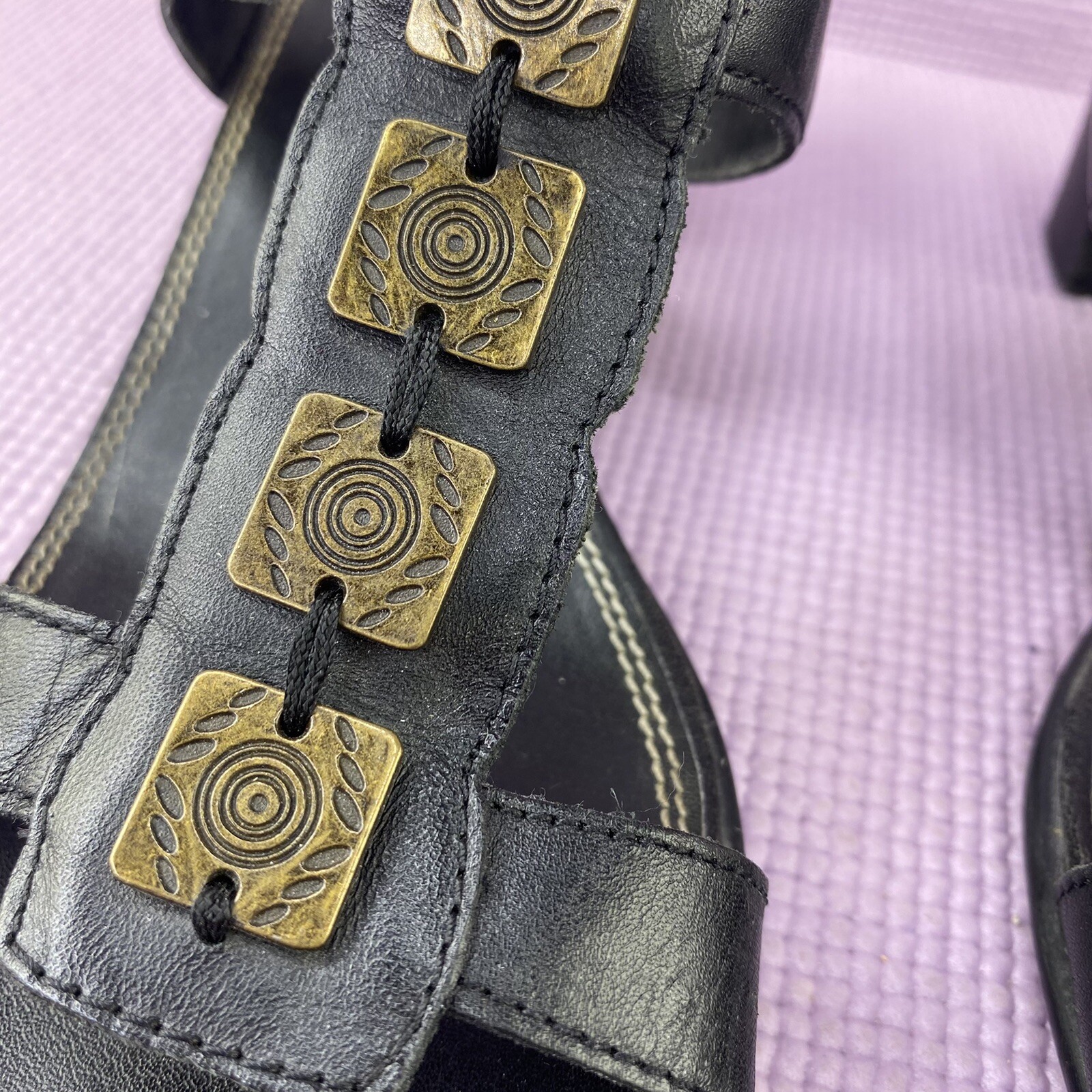 Classic Elements Shoshanna Square Toe Block Heel … - image 4