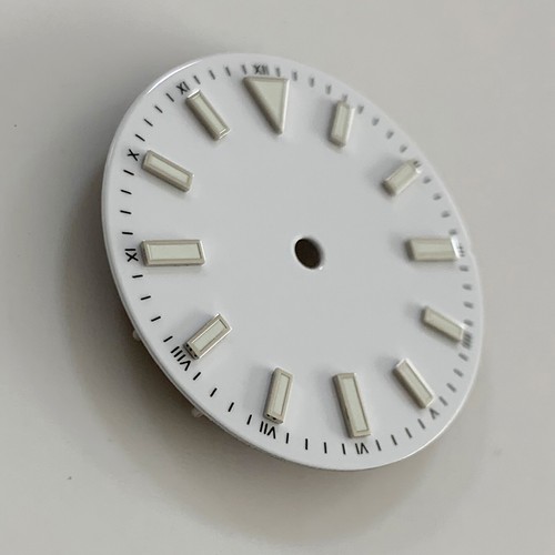 Accesorios de esfera de reloj de 28,5 mm para movimiento japonés 8215 perla 2813 NH35/ETA2836 - Imagen 2 de 22