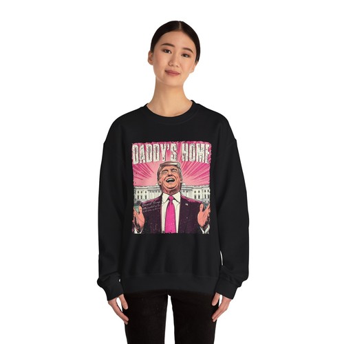 Daddys Home White House Pink Trump 2024, MAGA Supporter Election 2024 Sweatshirt - Bild 12 von 21