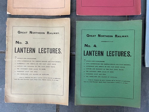 Lotto antichi libretti lezioni Great Northern Railway (britannica) GNR Magic Lantern - Foto 3 di 13