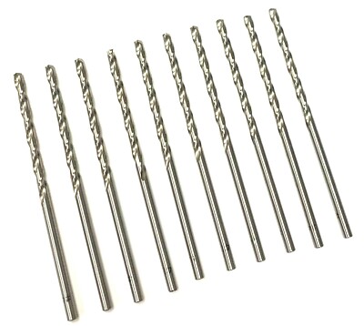 #41 (0.0960'') COBALT TWIST DRILLS - BRIGHT - 10 PIECE PACK - NACHI L6501 - NEW!