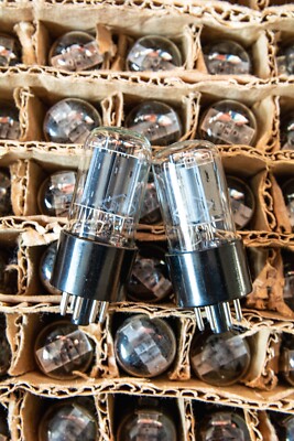 6N7S / 6H7C / 6N7GT Double Triode TUBE / VALVES / RÖHRE. Lot of x10 pc.