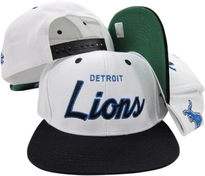 Vintage NFL Detroit Lions Script Snapback Hat / Cap - NWT | eBay