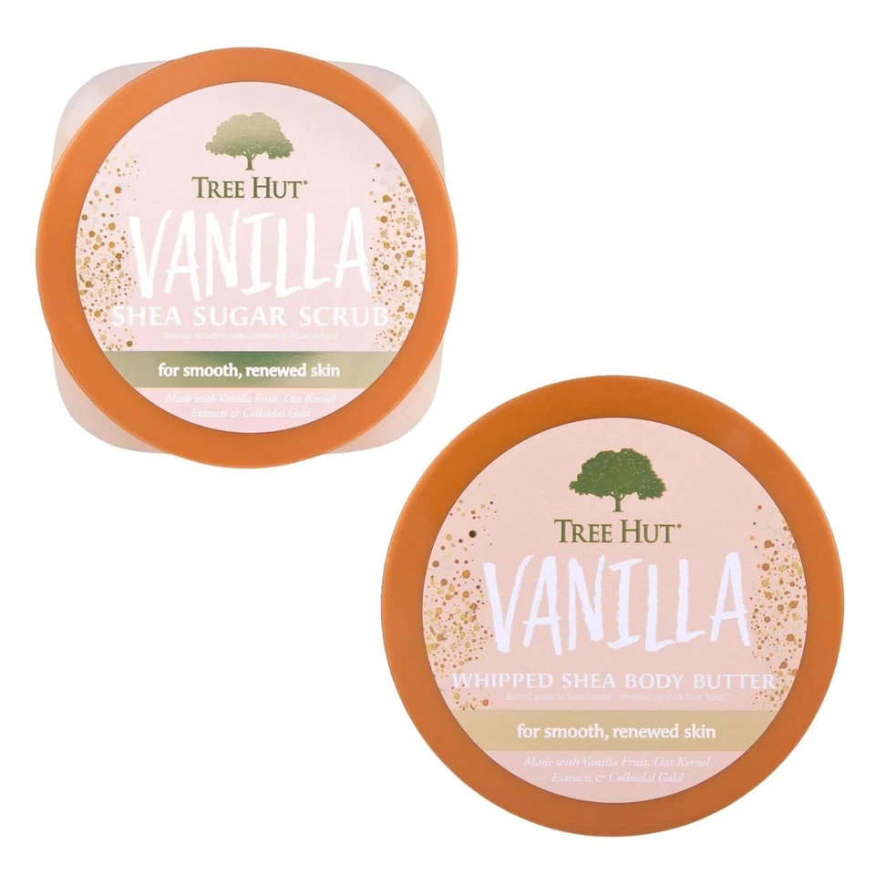 Tree Hut Vanilla Shea Sugar Scrub Bundled With Whipped Body Butter, 26.4oz - Image 2 of 4