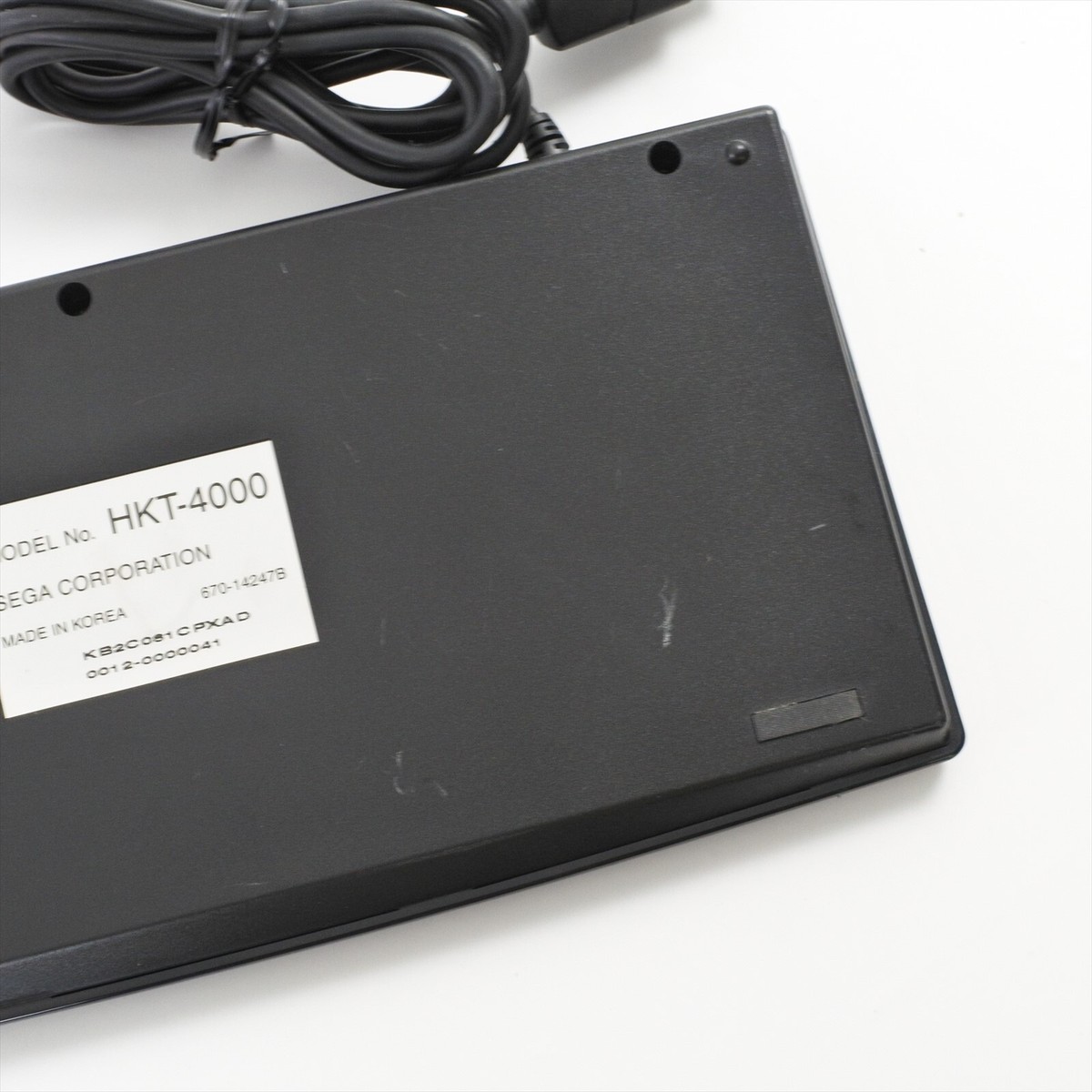 Dreamcast Official KEYBOARD BLACK Version HKT-4000 Tested SEGA 