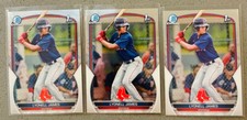 3x Lot 2023 Bowman Chrome 1st Prospects Baseball BCP-118 Lyonell James Base Card