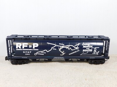 MTH 30-75631 Richmond, Fredericksburg & Potomac 4-Bay Cylindrical Hopper Map Car