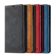 For Samsung Galaxy S23 Ultra S10 Note 10 20 S22 Leather Suture Simplicity Case