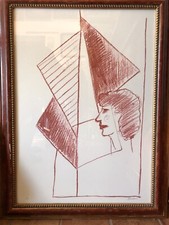 venturino venturi Litografia 50x70 Firmata No Scatizzi Schifano