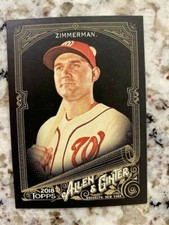 2018 TOPPS ALLEN GINTER X BASEBALL BASE CARD NATIONALS RYAN ZIMMERMAN #76